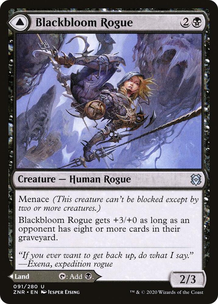 Blackbloom Rogue (91) [Zendikar Rising]