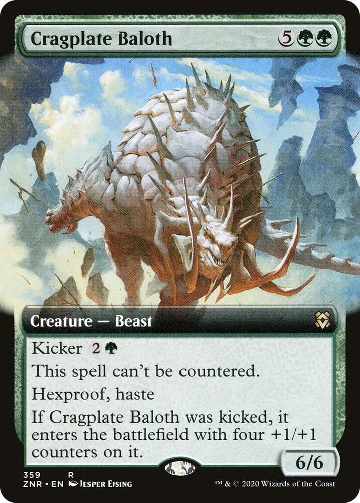 Cragplate Baloth (Extended Art) (359) [Zendikar Rising] [Extended Art]