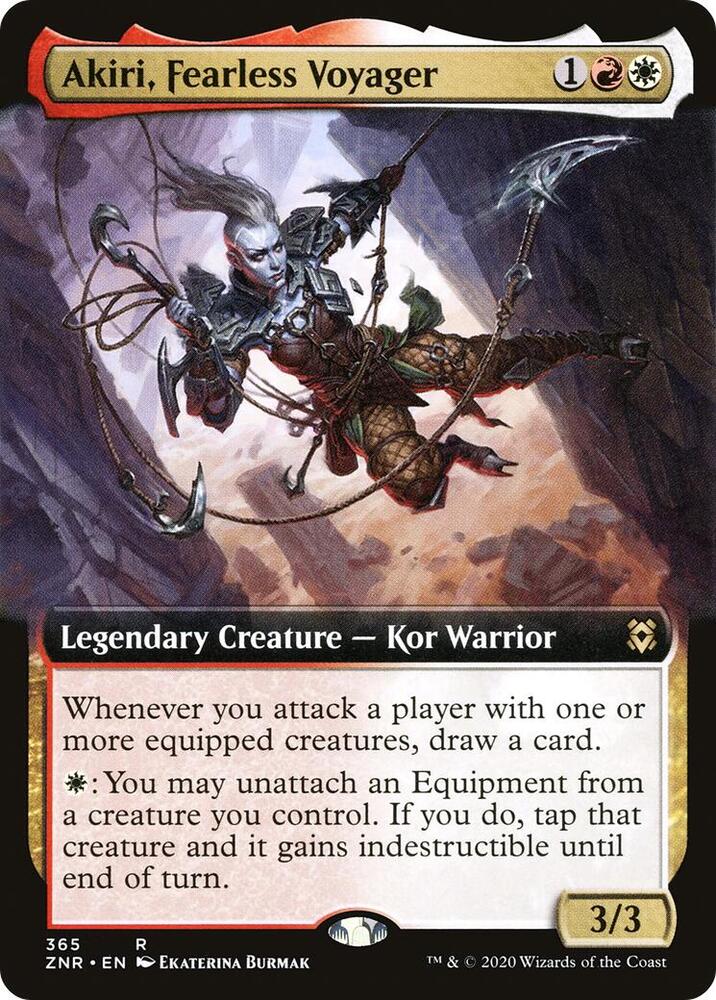 Akiri, Fearless Voyager (Extended Art) (365) [Zendikar Rising] [Extended Art]