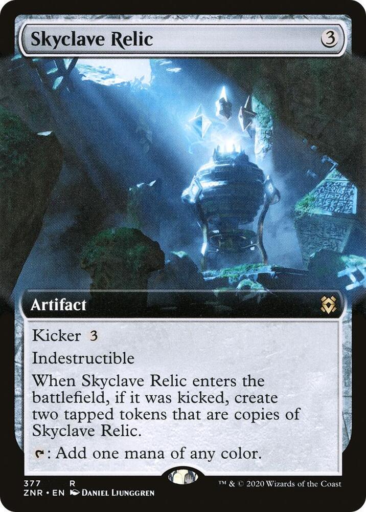 Skyclave Relic (Extended Art) (377) [Zendikar Rising] [Extended Art]