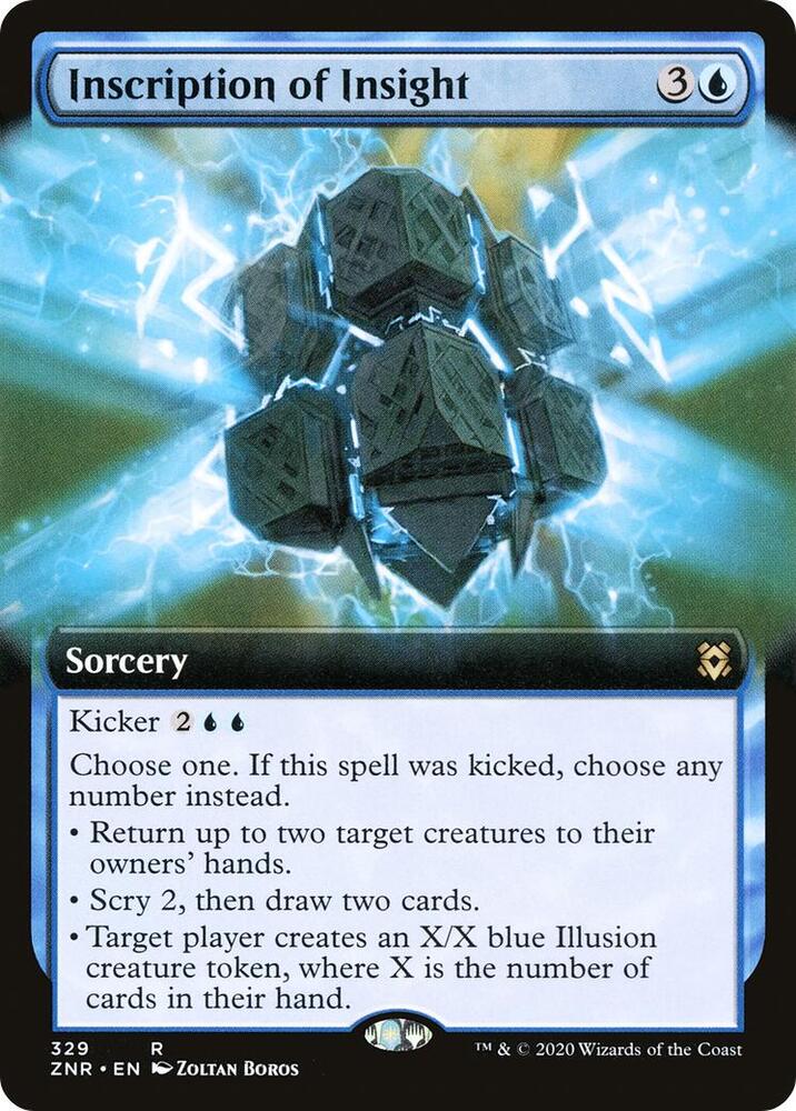 Inscription of Insight (Extended Art) (329) [Zendikar Rising] [Extended Art]