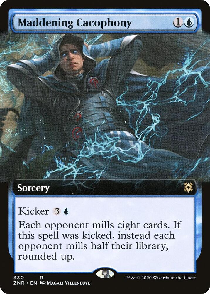 Maddening Cacophony (Extended Art) (330) [Zendikar Rising] [Extended Art]