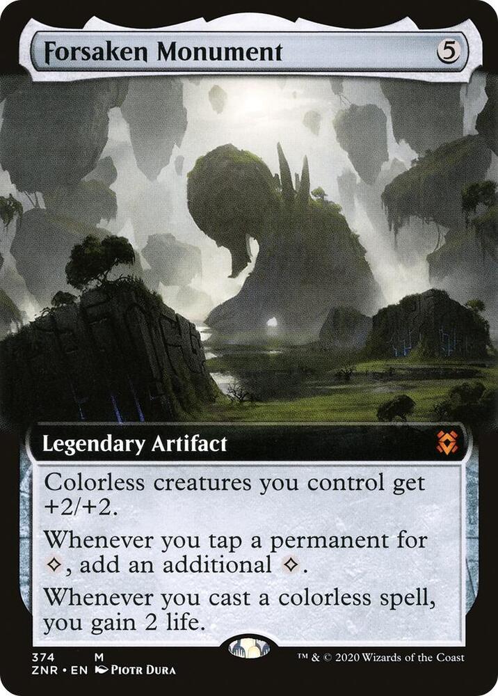 Forsaken Monument (Extended Art) (374) [Zendikar Rising] [Extended Art]