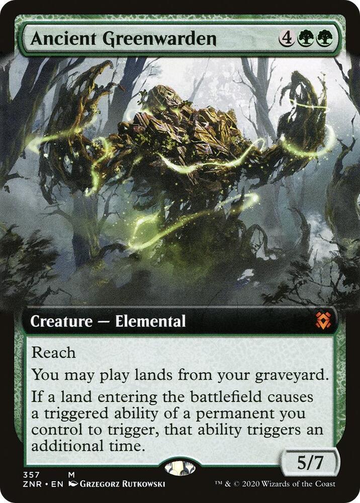 Ancient Greenwarden (Extended Art) (357) [Zendikar Rising] [Extended Art]
