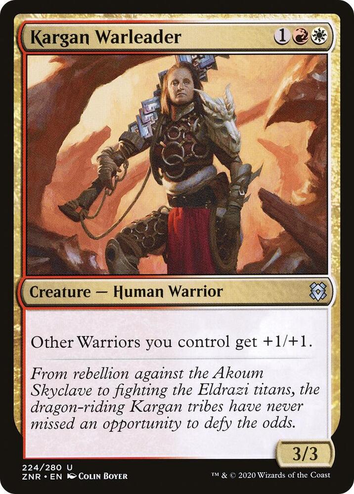 Kargan Warleader (224) [Zendikar Rising]