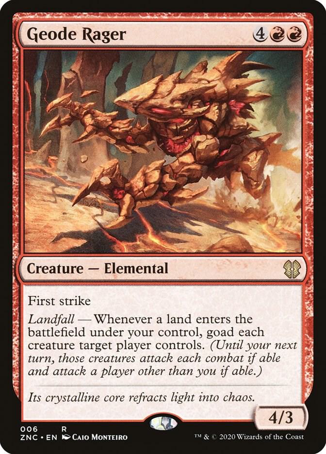 Geode Rager (6) [Zendikar Rising Commander]