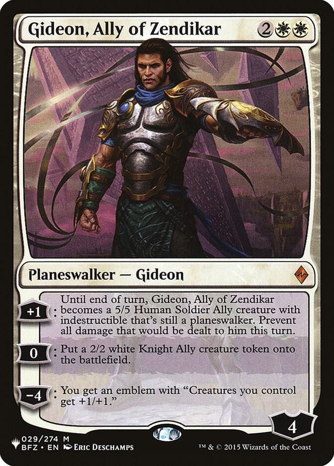 Gideon, Ally of Zendikar (029/274) [The List]