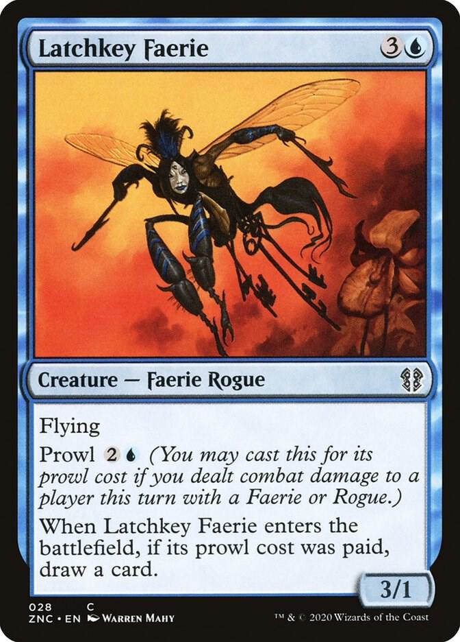 Latchkey Faerie (28) [Zendikar Rising Commander]