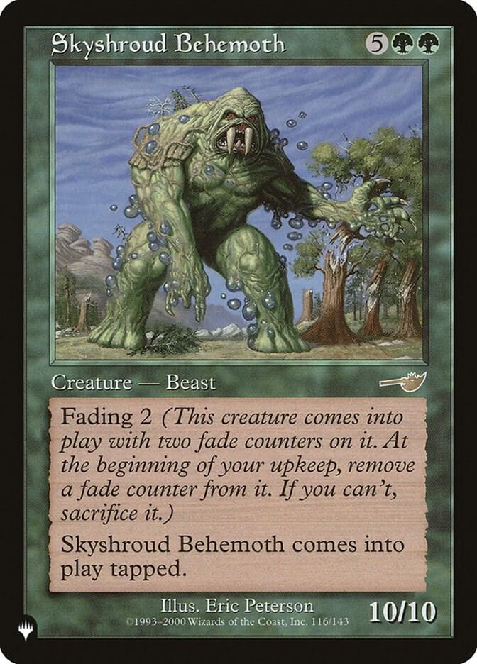 Skyshroud Behemoth (116/143) [The List]