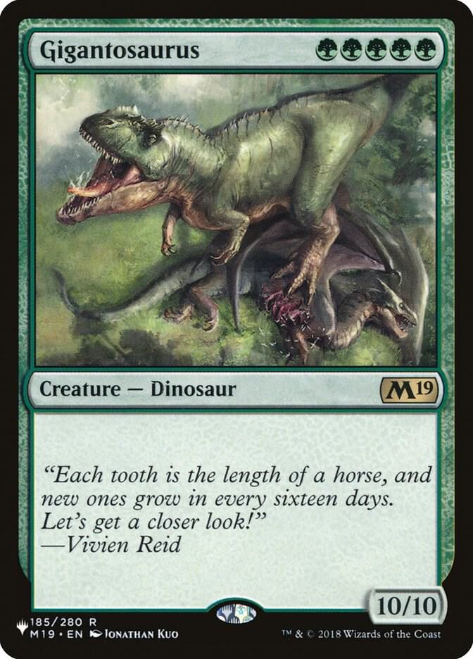 Gigantosaurus (185/280) [The List]