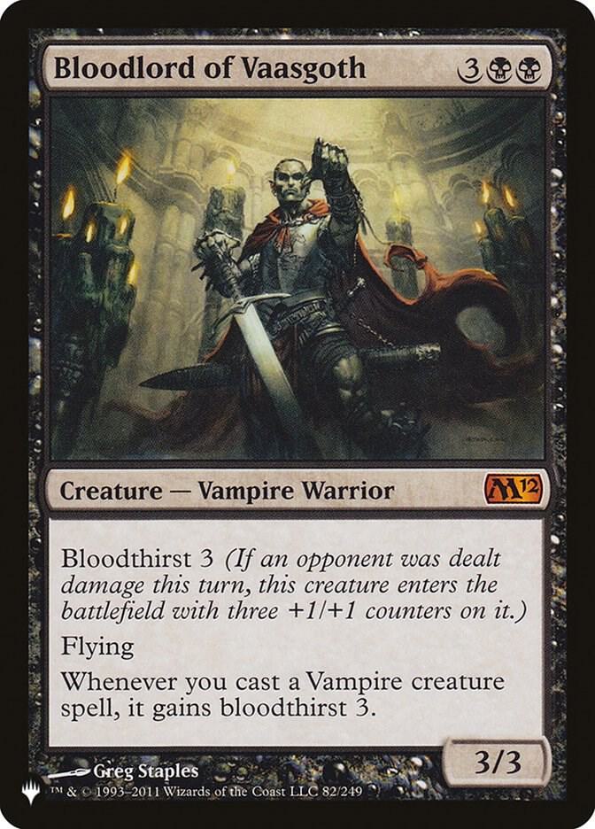 Bloodlord of Vaasgoth (82/249) [The List]