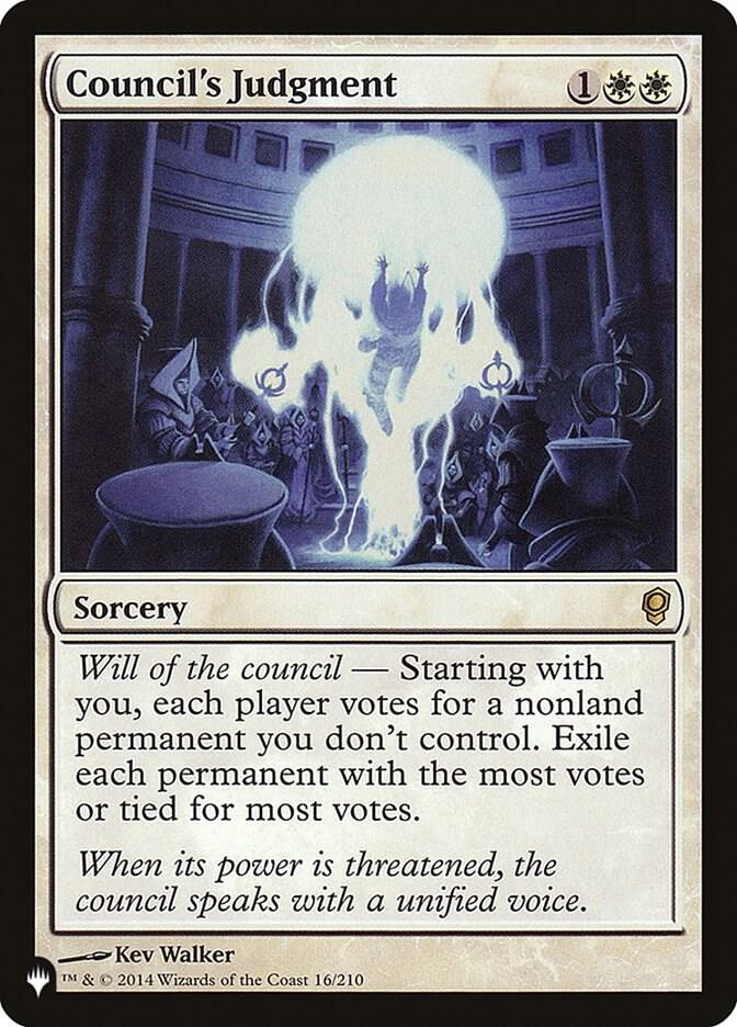 Council's Judgment (16/210) [The List]