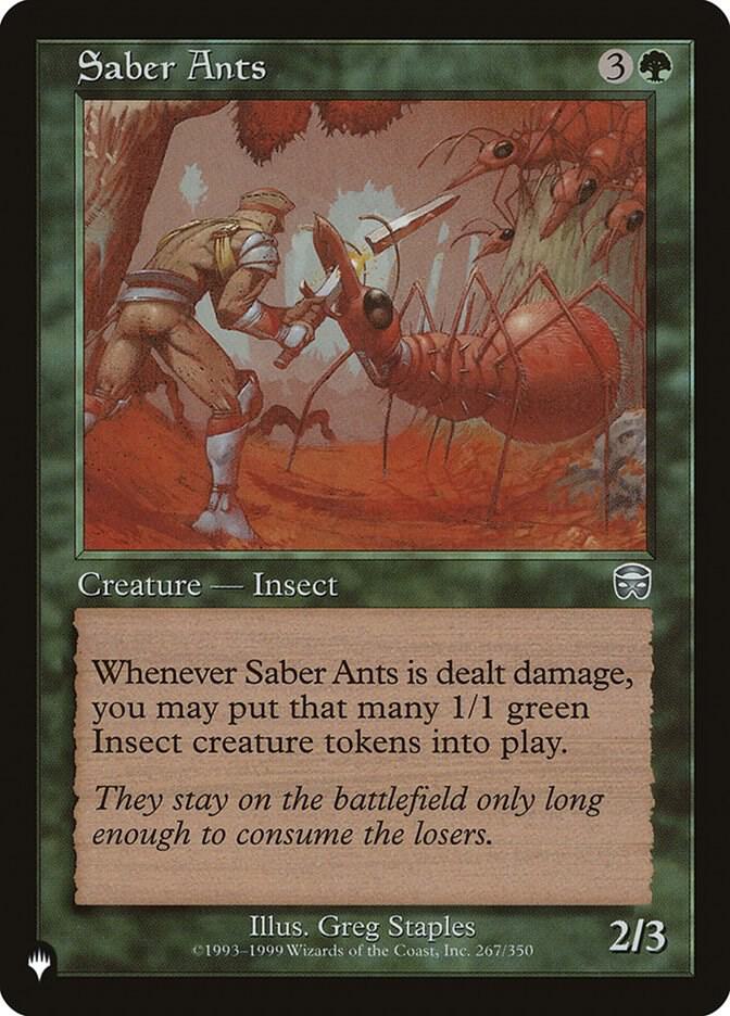 Saber Ants (267/350) [The List]