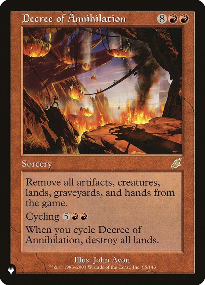 Decree of Annihilation (85/143) [The List]