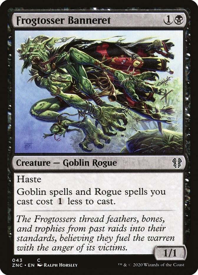 Frogtosser Banneret (43) [Zendikar Rising Commander]