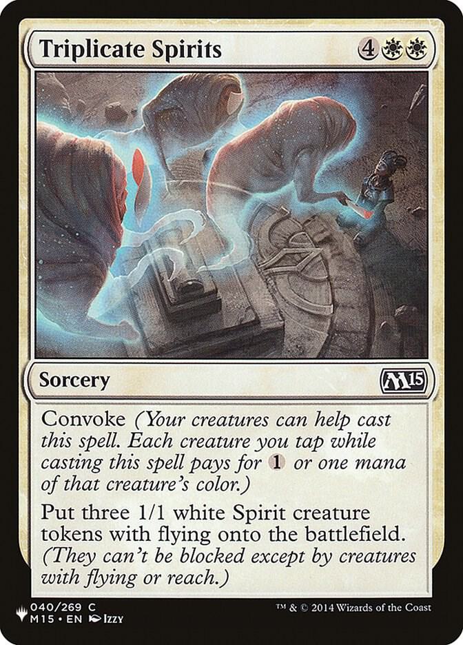 Triplicate Spirits (040/269) [The List]
