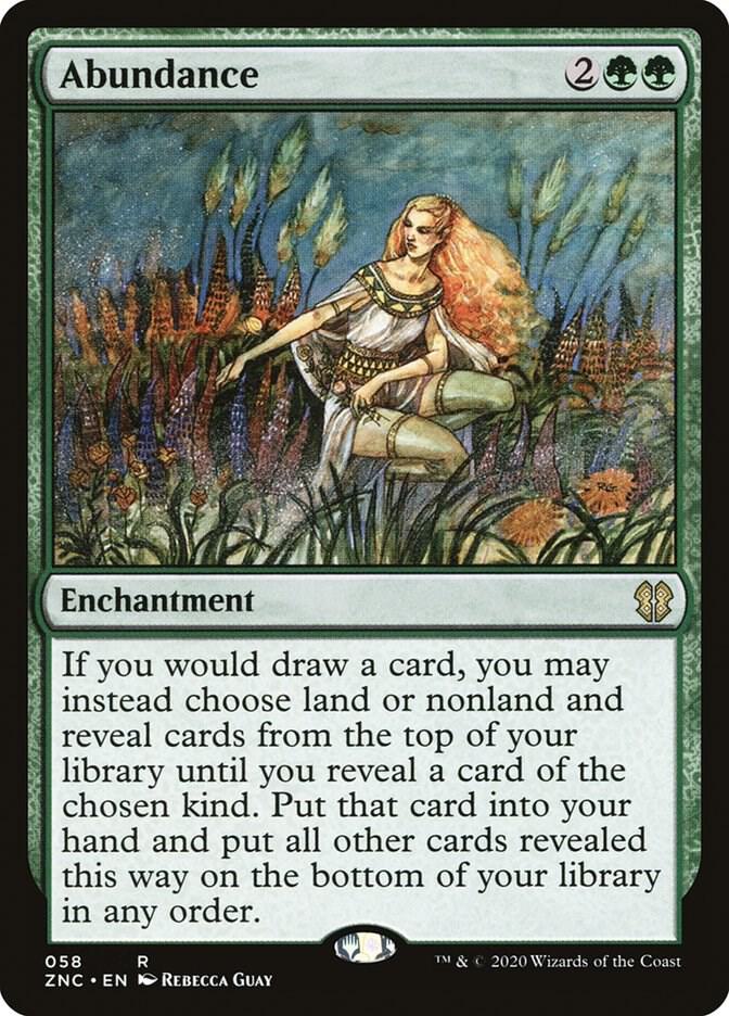 Abundance (58) [Zendikar Rising Commander]