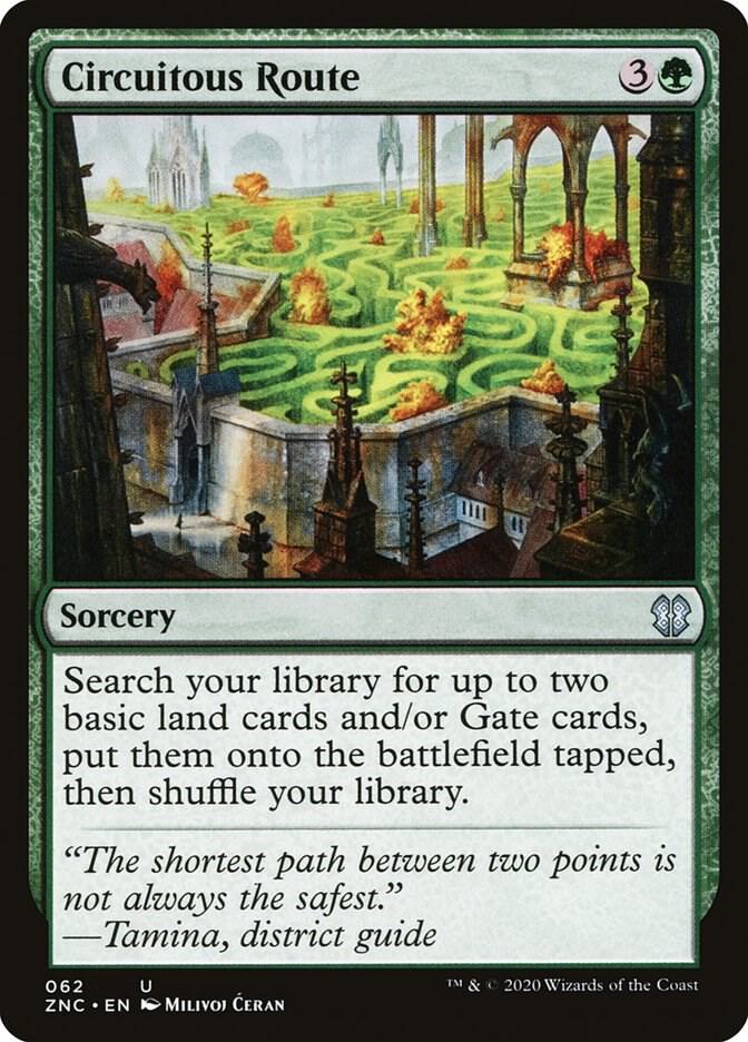 Circuitous Route (62) [Zendikar Rising Commander]