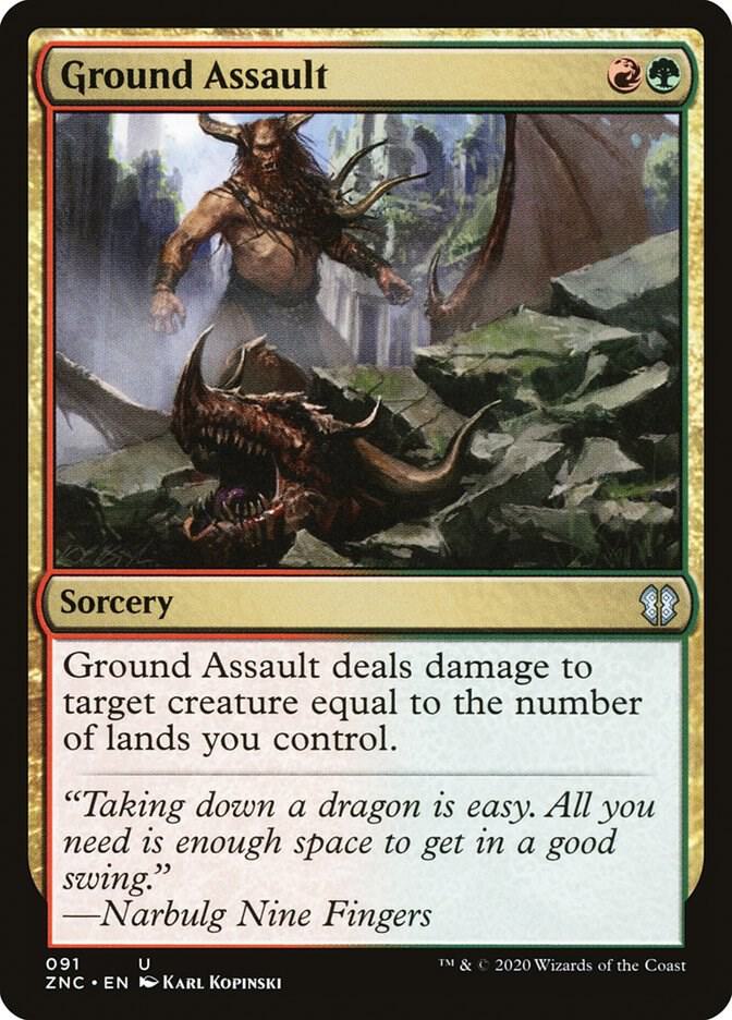 Ground Assault (91) [Zendikar Rising Commander]