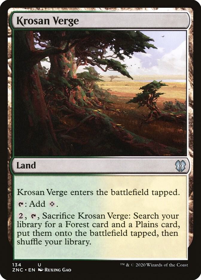 Krosan Verge (134) [Zendikar Rising Commander]