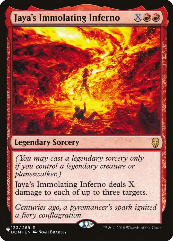 Jaya's Immolating Inferno (133/269) [The List]