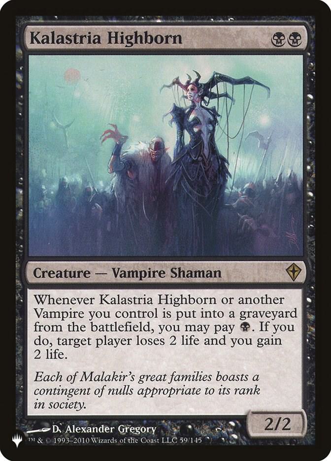 Kalastria Highborn (59/145) [The List]