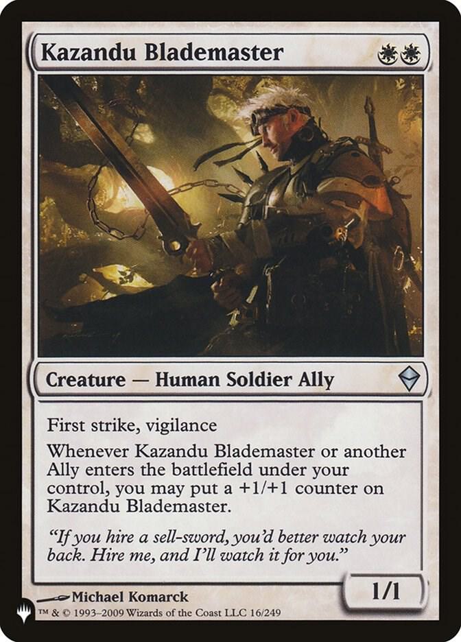 Kazandu Blademaster (16/249) [The List]