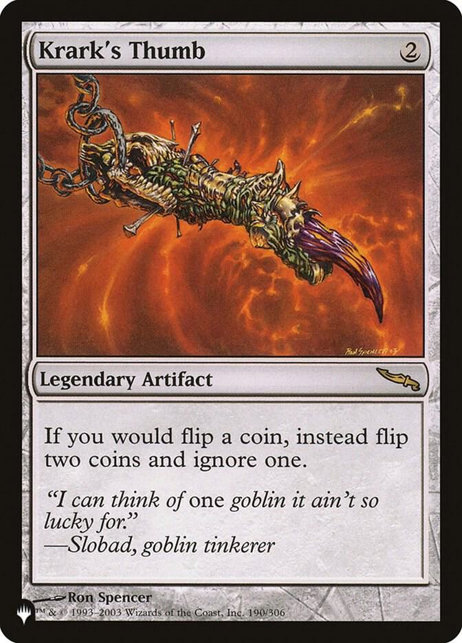Krark's Thumb (190/306) [The List]