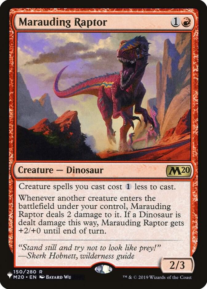 Marauding Raptor (150/280) [The List]