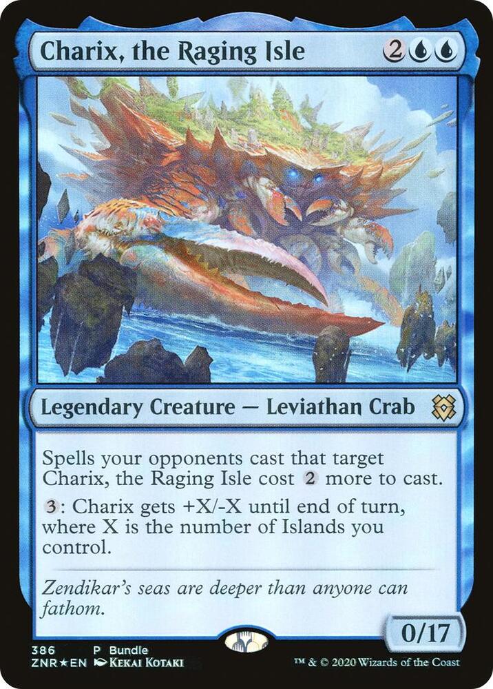 Charix, the Raging Isle (ZNR Bundle) (386) [Unique and Miscellaneous Promos]