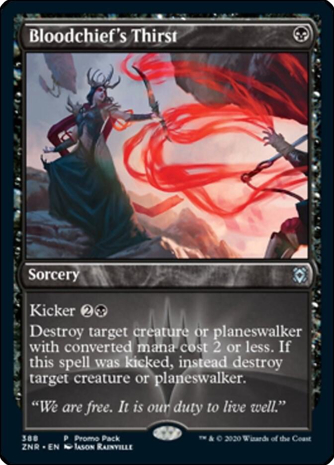 Bloodchief's Thirst (388) [Zendikar Rising Promos]