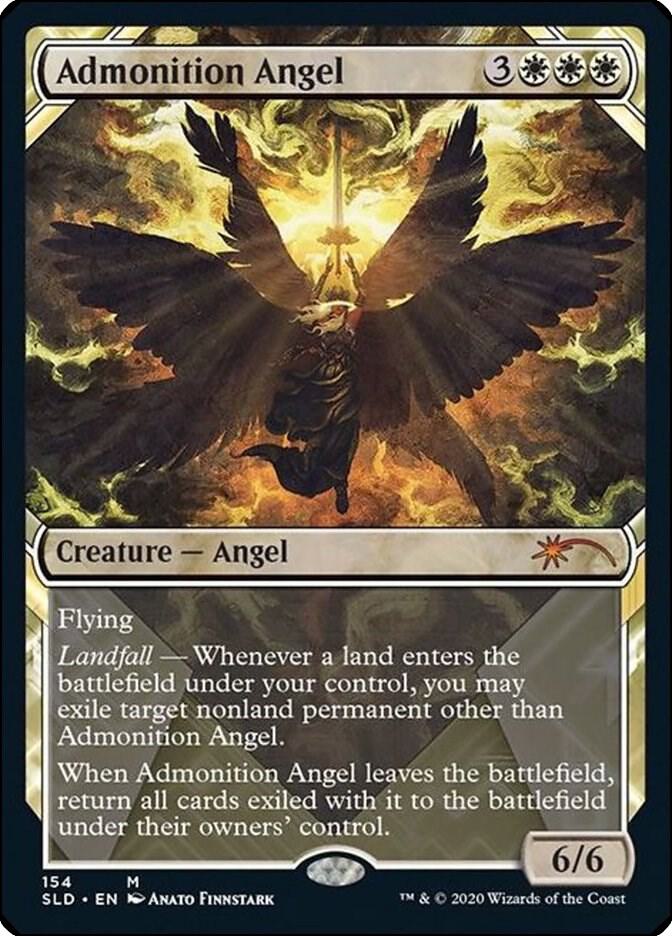 Admonition Angel (154) [Secret Lair Drop] [Showcase]