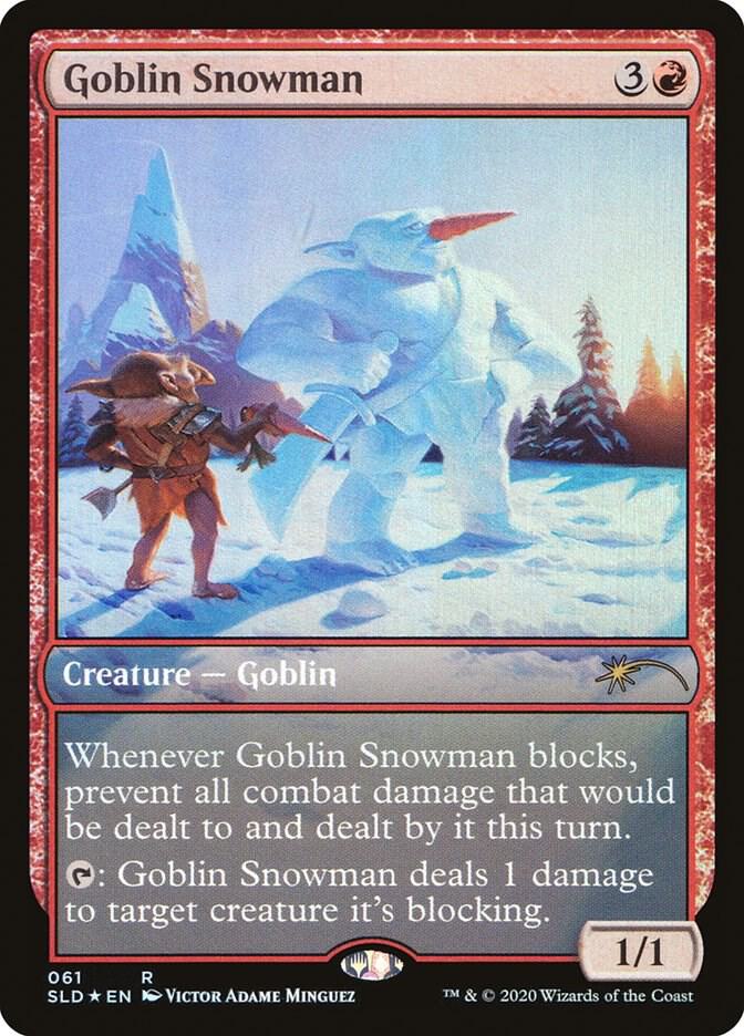 Goblin Snowman (61) [Secret Lair Drop]