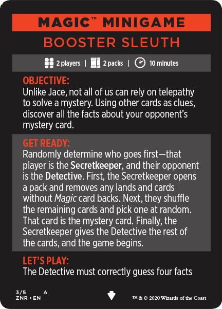 Magic Minigame: Booster Sleuth (3) [Zendikar Rising]