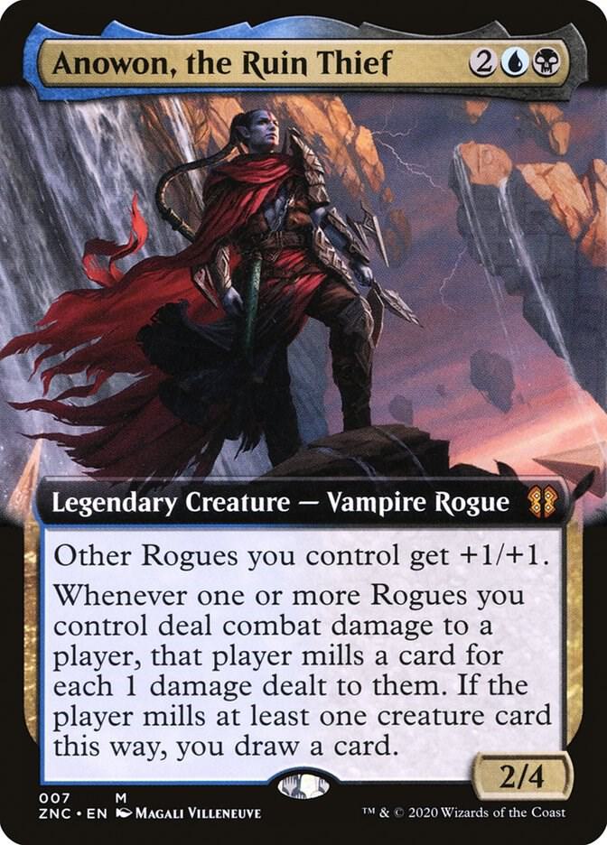 Anowon, the Ruin Thief (Extended Art) (7) [Zendikar Rising Commander] [Extended Art]