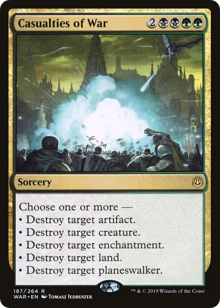 Casualties of War (187) [Zendikar Rising Promos]