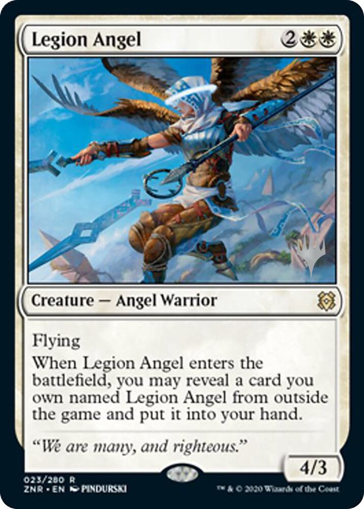 Legion Angel (23) [Zendikar Rising Promos]