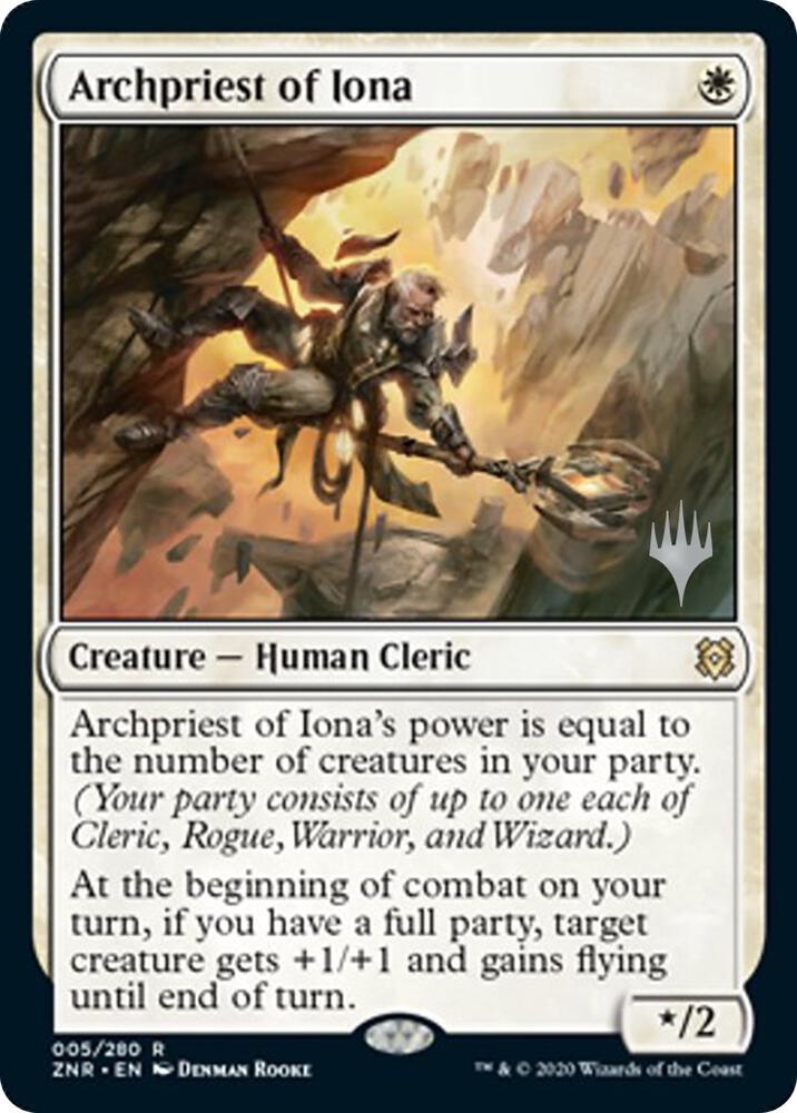 Archpriest of Iona (5) [Zendikar Rising Promos]