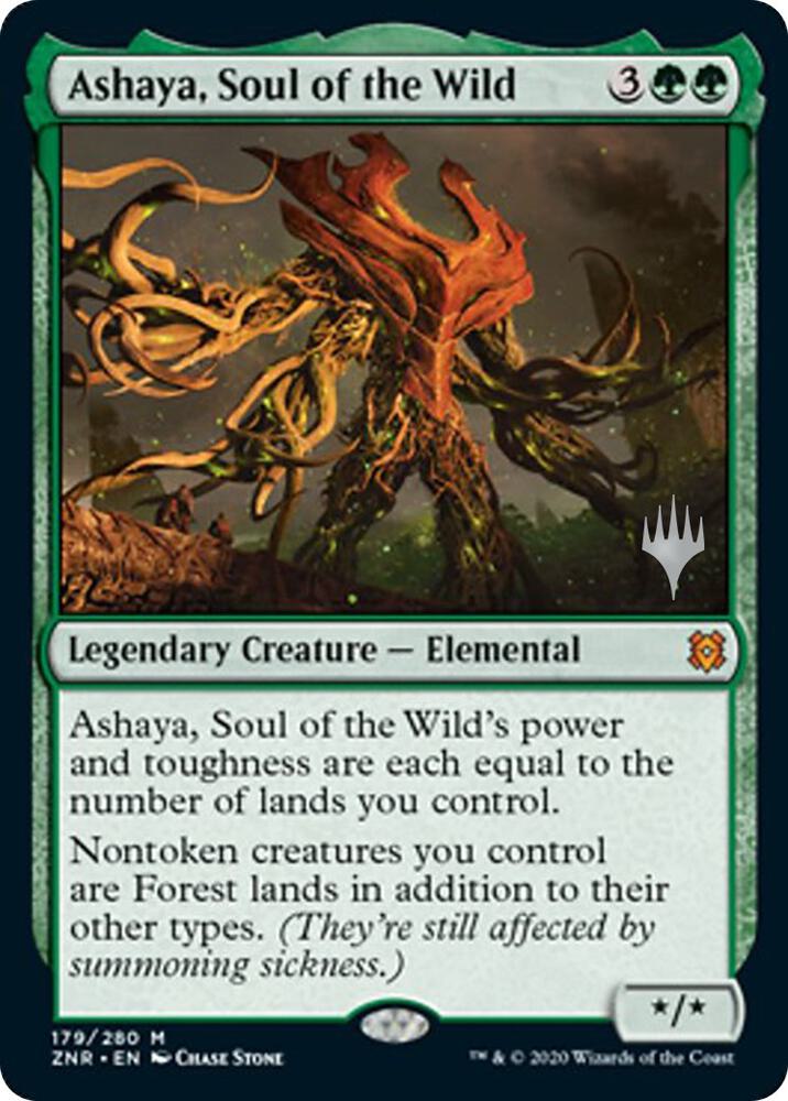 Ashaya, Soul of the Wild (179) [Zendikar Rising Promos]