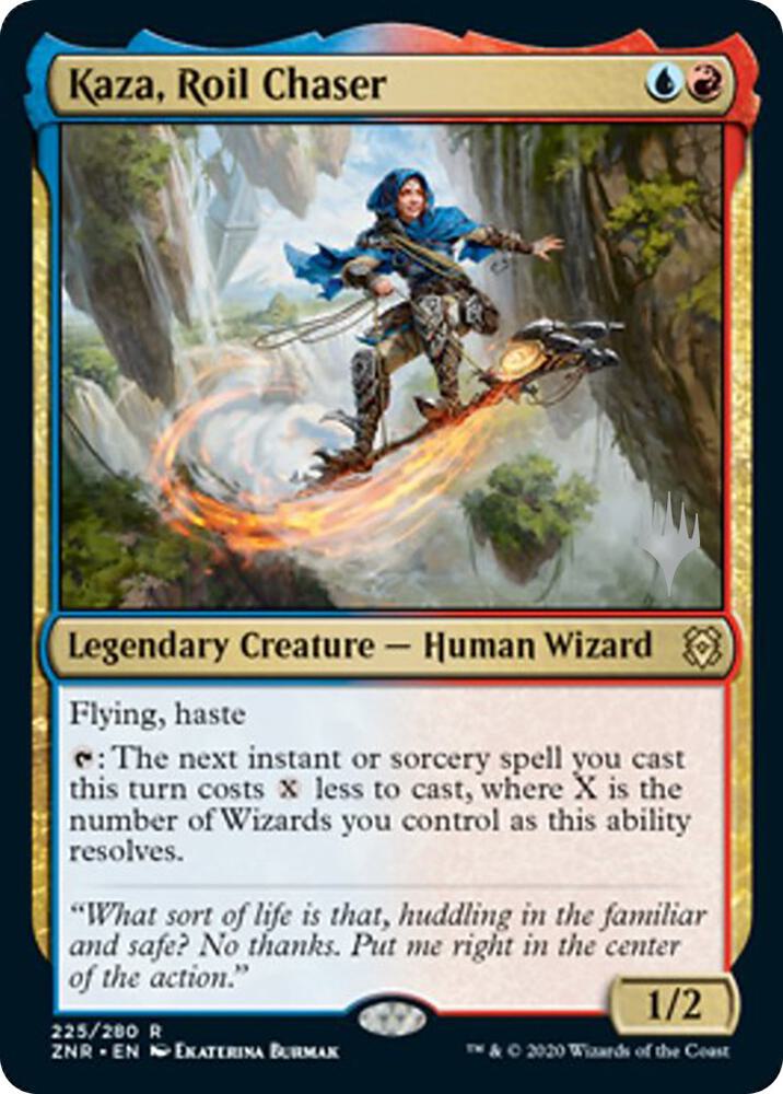 Kaza, Roil Chaser (225) [Zendikar Rising Promos]