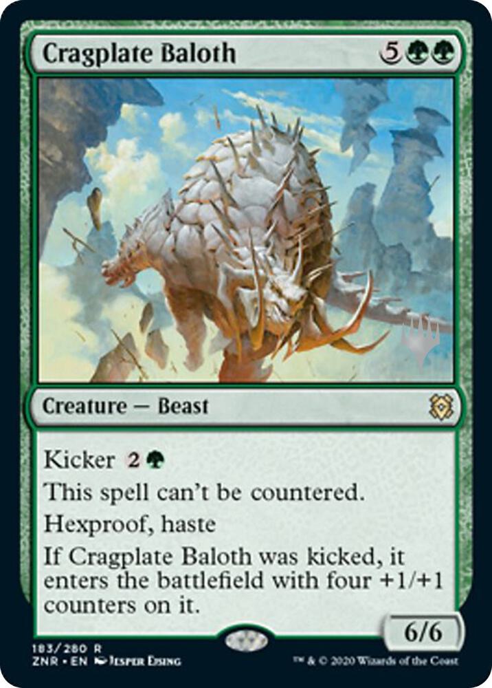 Cragplate Baloth (183) [Zendikar Rising Promos]