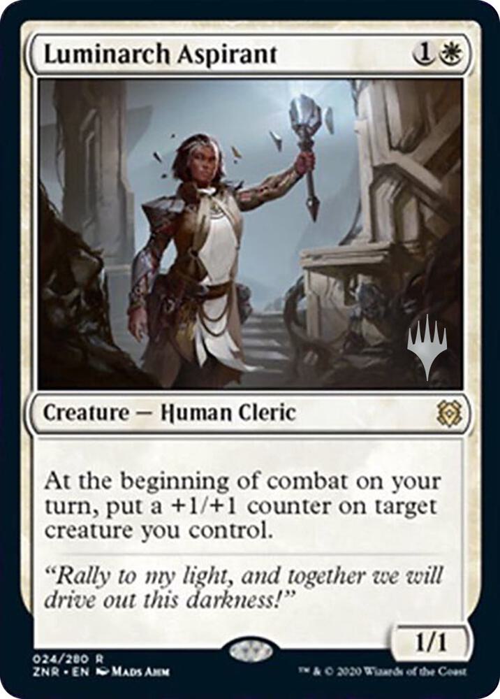 Luminarch Aspirant (24) [Zendikar Rising Promos]