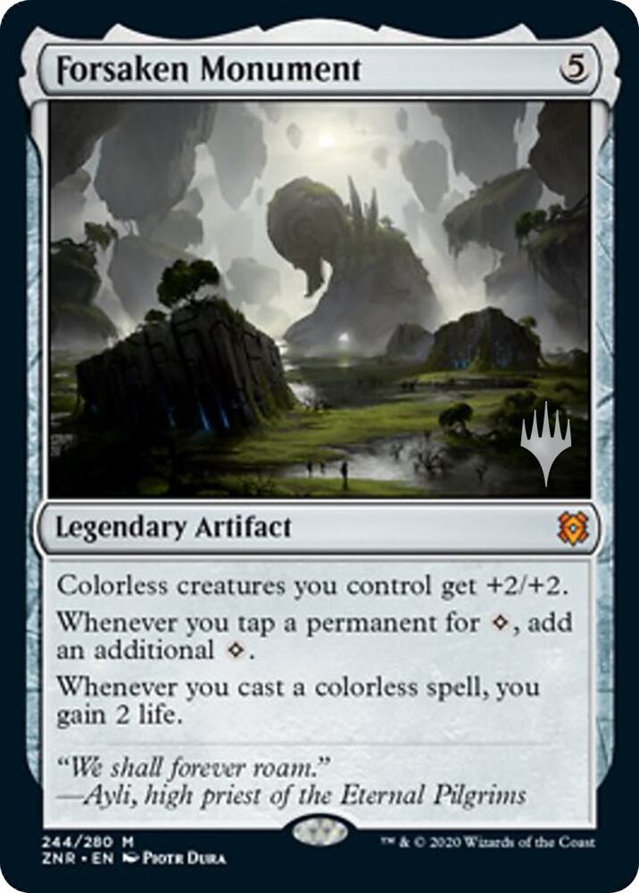 Forsaken Monument (244) [Zendikar Rising Promos]