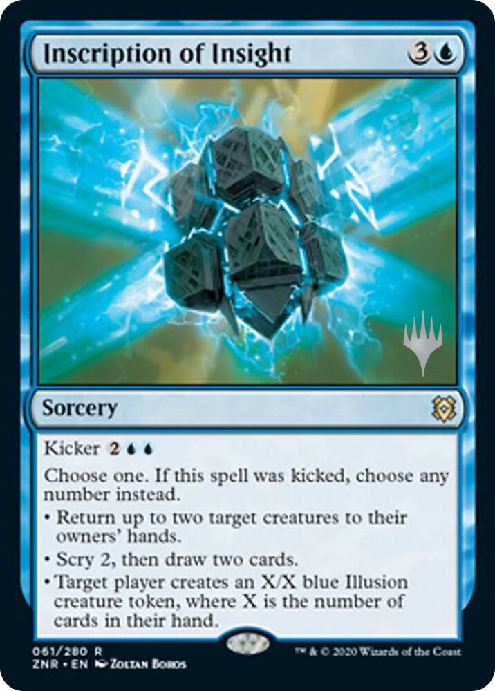 Inscription of Insight (61) [Zendikar Rising Promos]