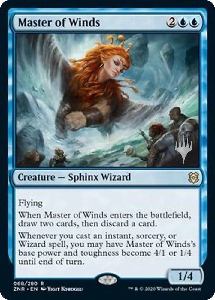Master of Winds (68) [Zendikar Rising Promos]