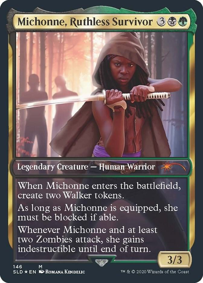 Michonne, Ruthless Survivor (146) [Secret Lair Drop]