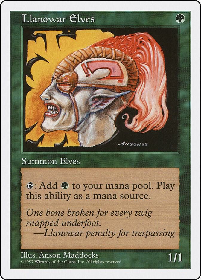Llanowar Elves (313) [Fifth Edition]