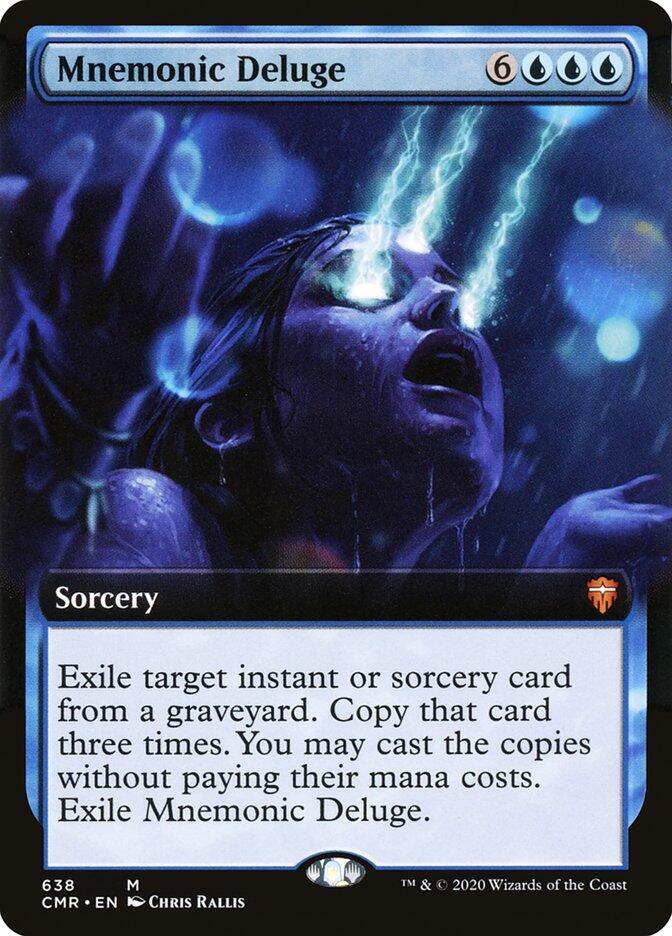 Mnemonic Deluge (Extended Art) (638) [Commander Legends] [Extended Art]