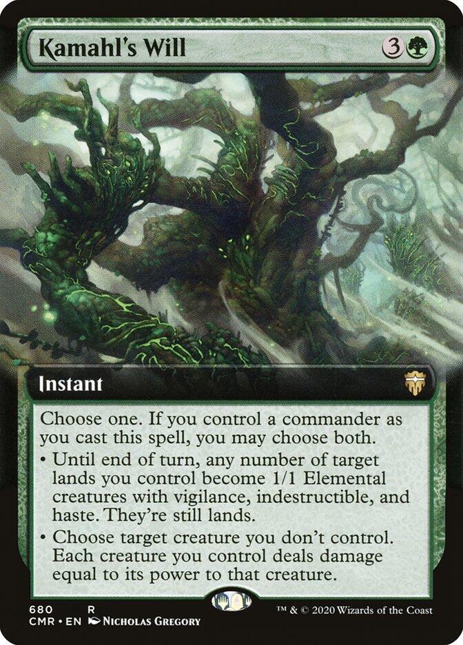 Kamahl's Will (Extended Art) (680) [Commander Legends] [Extended Art]