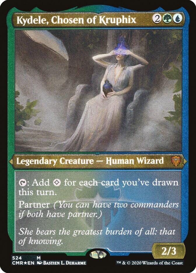 Kydele, Chosen of Kruphix (Foil Etched) (524) [Commander Legends] [Etched]